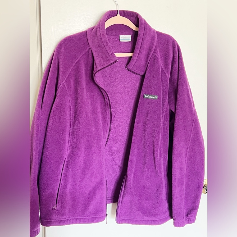 Columbia Women's Purple Fleece Jacket